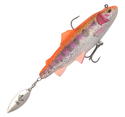 Ripper Savage Gear 4D Spin Shad Trout - barva Golden Albino