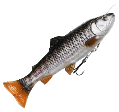 Ripper Savage Gear 4D Line Thru Pulse Tail Trout - barva Chub