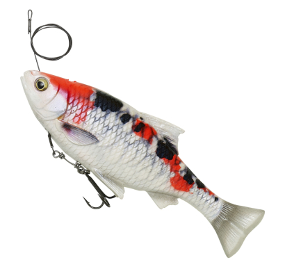 Ripper Savage Gear 4D Line Thru Pulse Tail Roach - barva Koi