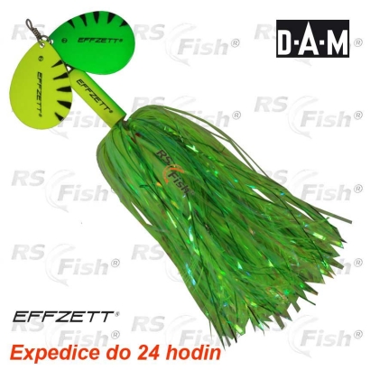 Třpytka DAM Effzett Pike Rattlin´ Spinner - barva Yellow / Green