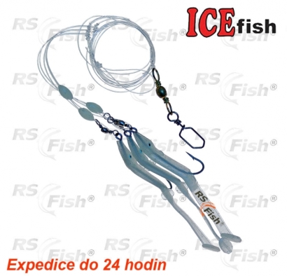 Návazec na moře Ice Fish - úhoříci fluo 11159B