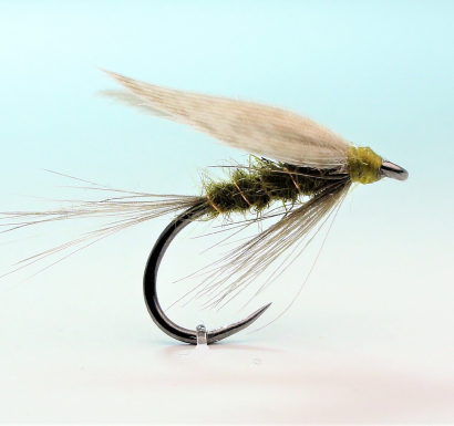 Muška RS Fish Mokrá MM14 - Tmavá mokrá olivka