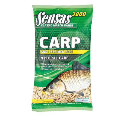 Krmítková a vnadící směs Sensas 3000 Super Carp - 1 kg