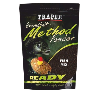 Vlhčená krmítková a vnadící směs Traper Method Feeder - Ryba - 750 g