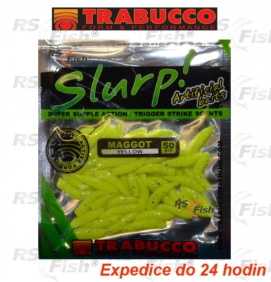 Červi Trabucco Slurp! Maggots Yellow
