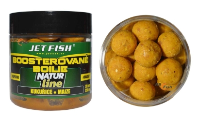 Boilies Jet Fish Natur Line boosterované - Kukuřice