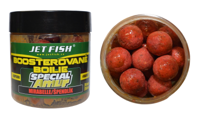 Boilies Jet Fish Special Amur boosterované - Mirabelle / Špendlík