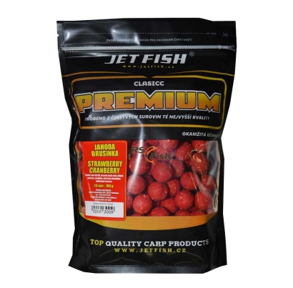 Boilies Jet Fish Premium Classic - Jahoda / Brusinka - 700 g