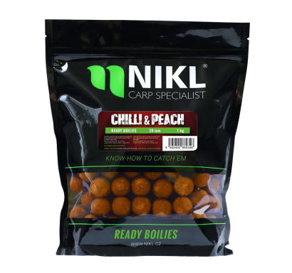 Boilies Nikl Ready - Chilli & Peach