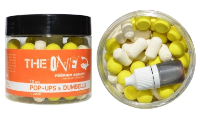 Boilies The One GOLD PoP-Up + Dumbells + Liquid