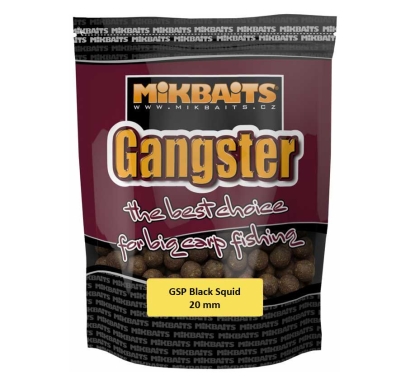 Boilies Mikbaits Gangster GSP - Black Squid - 1 kg