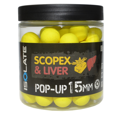 Boilies Shimano ISOLATE Pop - Up - Scopex & Liver