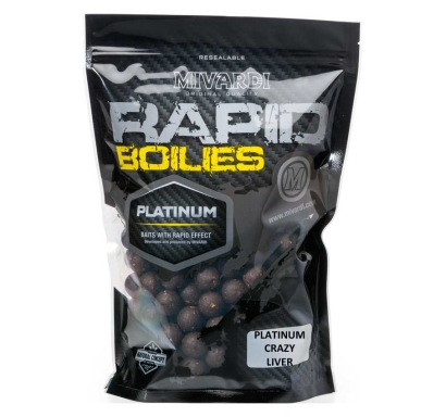 Boilies Mivardi Rapid Champion Platinum - Crazy Liver